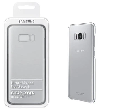 Genuine Official Samsung Clear Cover Case for Galaxy S8 Plus - Silver  S8+ NEW Foto 1 de 4