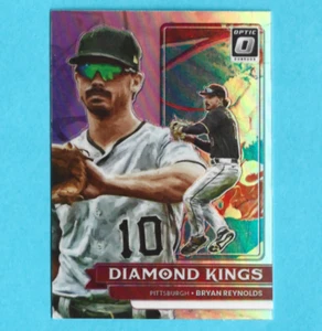 2022 Donruss Optic Holo Prizm Bryan Reynolds #25 Pittsburgh Pirates - Picture 1 of 2