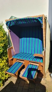 Strandkorb, inkl. Wetterschutzplane - Bild 1 von 4