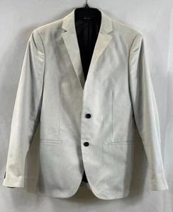 Theory Mens Gray Modern Two Button Suit Set Blazer and Pants Size 38/31 - Picture 1 of 9