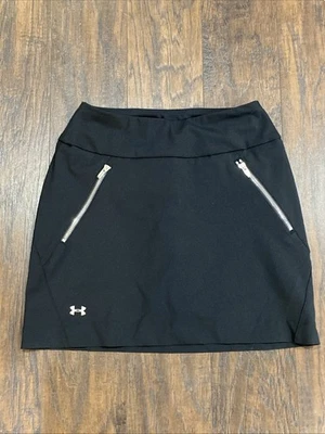 Pantalón corto Under Armour Heat Gear para mujer talla XS negro golf tenis bolsillos con cremallera Foto 1 de 4