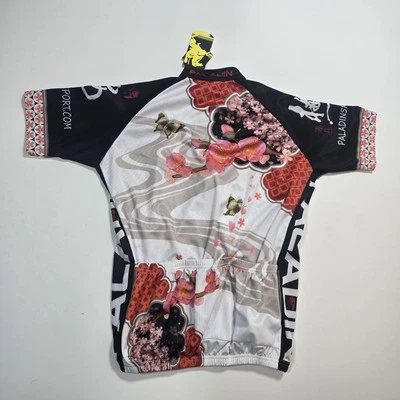 Paladin Sport Cycling Jersey Asian Chinese Floral Women Size XXL Butterfly - Image 1 of 4
