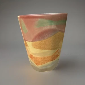 Vintage Bonnema signierte Studiokeramik Vase Bethel, Maine modern - Bild 1 von 9