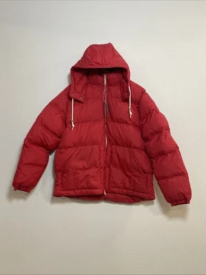 Alpine Design Puffer Jacket Men XL Crimson 1962 Retro Removable Hood $128 NEW - Image 1 of 4