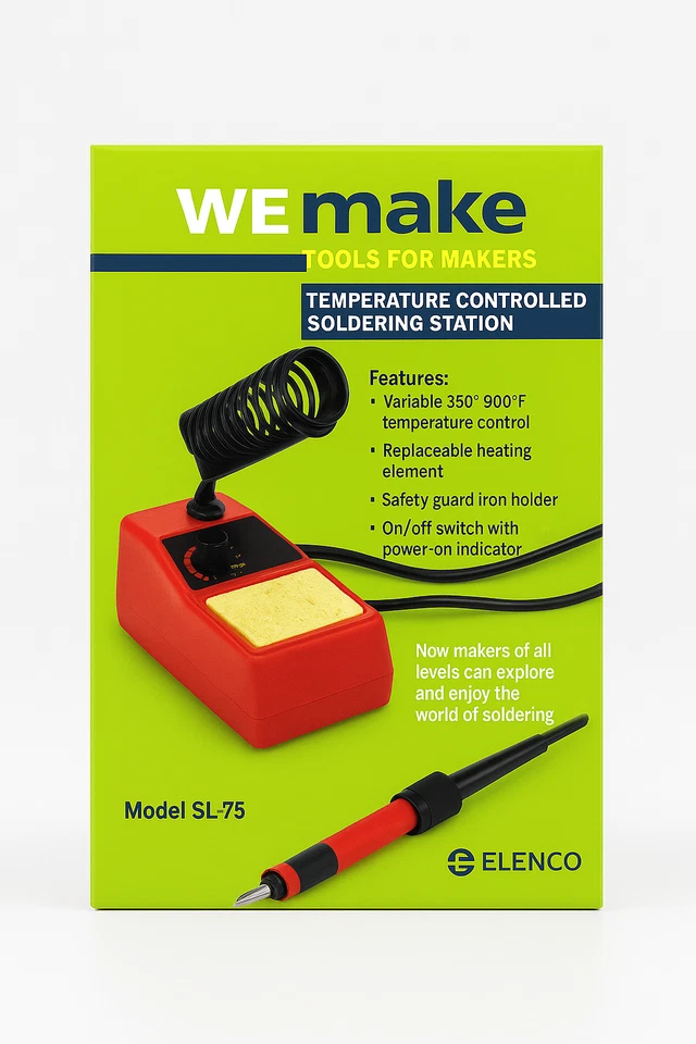 Elenco SL-75 Soldering Station 48W Analog Temp Control + Tip - Image 1 of 1