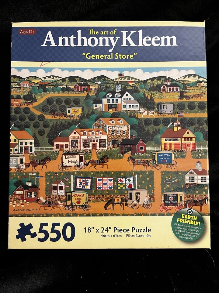 Anthony Kleem “General Store” 550 件拼图,绝版! — 第 1/1 张图片