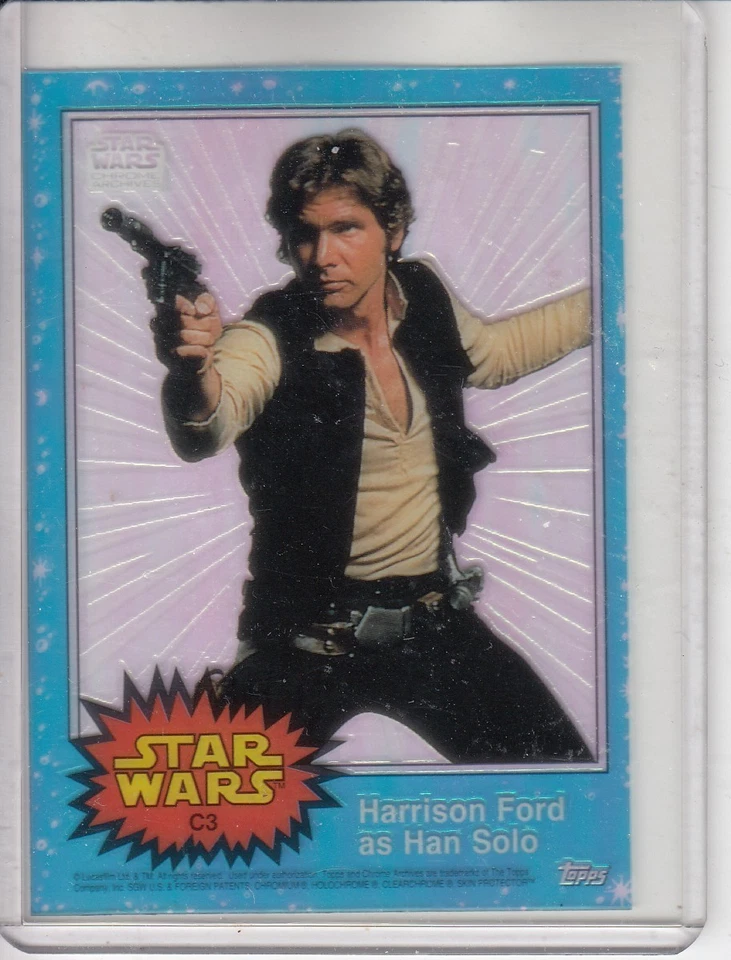 1999 Topps Star Wars Chrome Archives HAN SOLO #C3 Insert Card - *Clearchrome* - Image 1 of 1