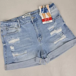 Original Denim Wax Jeans, Damen 5" Shorts, blau - Bild 1 von 8