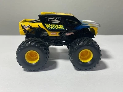 Vintage Hot Wheels Monster Jam WOLVERINE 1:64 Truck Small Hub Metal Marvel X-Men - Image 1 of 4