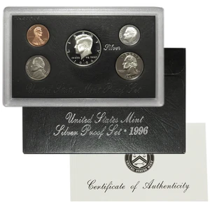 1996-S U.S. Silver Proof Set - Picture 1 of 2