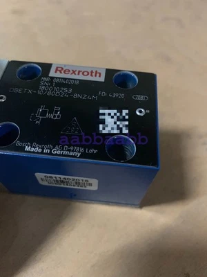 1PCS NEW REXROTH 0811402018 DBETX-1X/80G24-8NZ4M Proportional Relief Valve - Image 1 of 4
