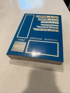 1992 GMC Vandura Rally Van Factory Service Repair Manual - Picture 1 of 6