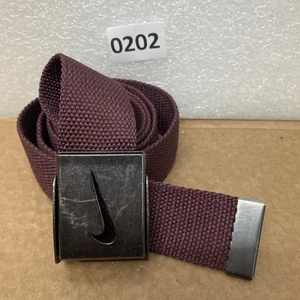 Nike Men's Black Fabric Casual Belt Size 38 Waists! ( 48” Long ) - Picture 1 of 7