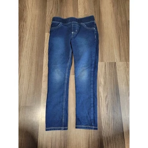 Girls Jumping Beans Dark Wash Denim Jeggings Size 5 - Picture 1 of 2
