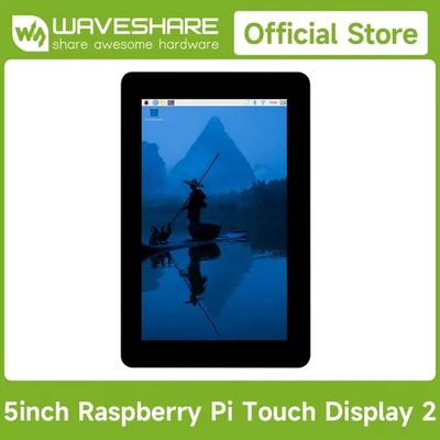 Official Raspberry Pi 5inch Capacitive Touch Display 2, 720×1280, DSI, 5-Point - Image 1 of 4