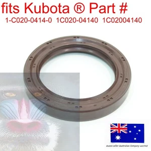 fits Kubota Crankcase front Main Oil Seal 1C020-04140 V2607T V3300 V3600 V3800 - Picture 1 of 12