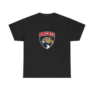 Florida Panthers Unisex Heavy Cotton Tee - Sports Apparel, Fan Gear, Playoffs - Picture 1 of 30