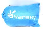 Vansky Tek Blue Inflatable Air Bed Camping Lounger Couch Chair 14X7x4.5