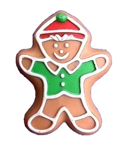 Hallmark MAGNET Christmas Vintage GINGERBREAD MAN Cookie 1985 - Picture 1 of 2