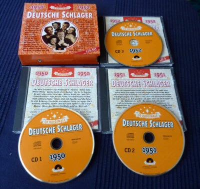 3CD 60 Deutsche Schlager Polydor 1950-1952 Cypris Schneider Schuricke Buhlan Low - Bild 1 von 4