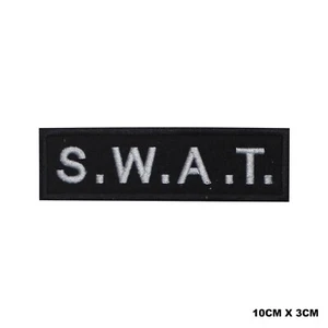 Parche bordado con logotipo de película de superhéroes SWAT equipo parche hierro/costura lote de parche - Imagen 1 de 1