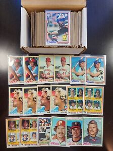 275 Cards 1978 Topps Baseball Rare Big Lot Starter Set Builder Hof Stars Rookies