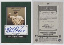 2005 Upper Deck Origins Old Judge Auto Khalil Greene #GR Auto