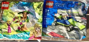 Lego Aurora's Forest Playground 30671 Lego City 39640 Race Car 44 pcs - Picture 1 of 4
