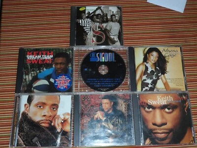 Keith Sweat 7 CD Лот товаров Dream Team Промо сингл OL SKOOL Athena Cage ШЕЛК Не Видел - Изображение 1 из 2