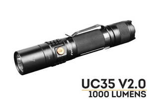 Fenix UC35 V2.0 1000 Lumen Micro-USB Rechargeable Flashlight FREE Fast Shipping