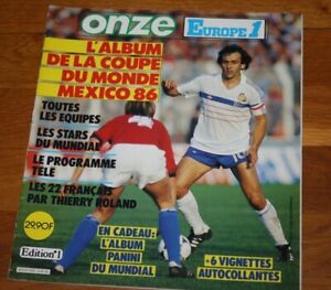 revue Onze mOndial spécial )) Coupe du Monde / World cup 86 MEXICO 