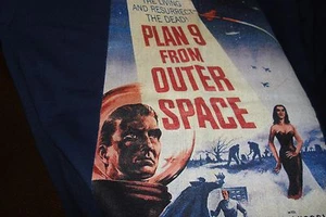 Plan 9 From Outer Space - Brandneu Small / Navy T-Shirt - Bild 1 von 1