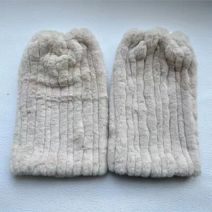 Women Plush Leg Winter  Warmers Thickened Faux Fur Boots Cover Leggings Socks - Picture 1 of 16