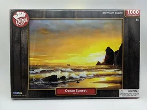 Kings Jigsaw Puzzle - 1000 Pieces - 20" x 27" - Ocean Sunset Beach  - Picture 1 of 1