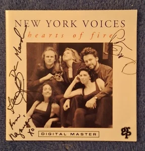 New York Voices (Hearts Of Fire) Cd 1991 (Signed) - Picture 1 of 1