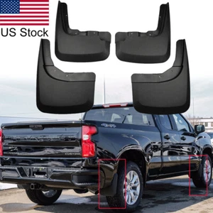 For 2019-2022 Chevrolet Silverado 1500 4pcs Front & Rear Mud Flaps Splash Guards - Foto 1 di 10