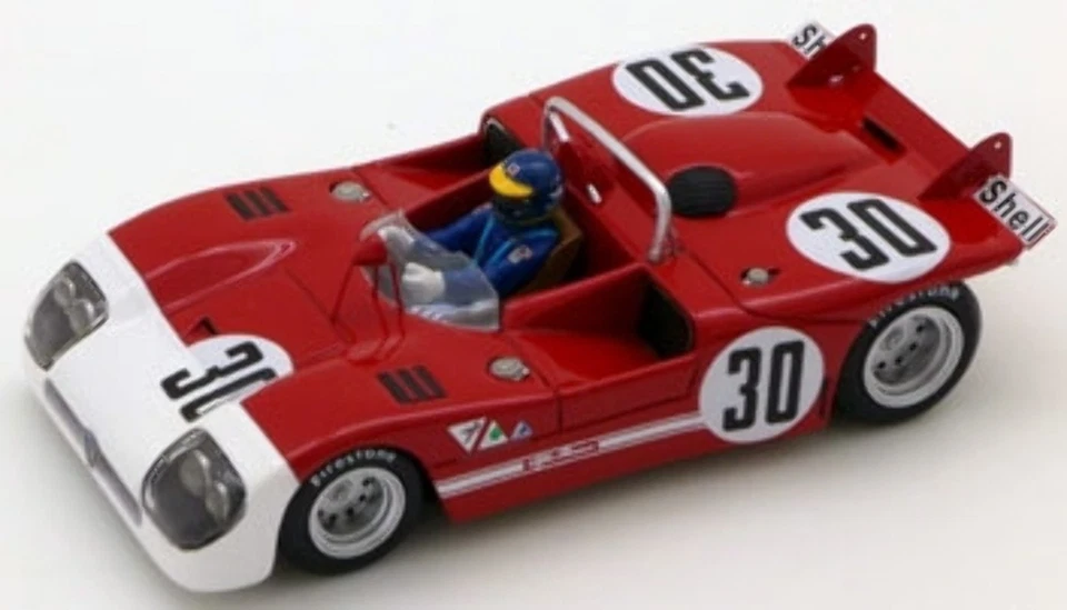True Scale 1/43 ALFA ROMEO TIPO 33/3 #30 R. PETERSON WINNER 6H WATKINS GLEN 1971 - Immagine 1 di 4