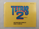 Tetris 2 (Nintendo NES) Instruction Manual ONLY - NES-TS-CAN-1