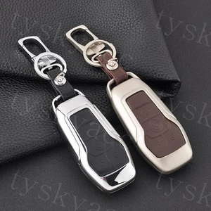 Metal KeyFob Key Case Shell Holder Cover For Ford Taurus Explorer F-150 4 Button - Picture 1 of 7
