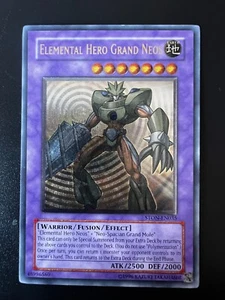 Elemental Hero Grand Neos STON-EN035 Ultimate Raro UNL Juego Ligero + Yugioh - Imagen 1 de 4