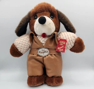 Elvis Presley Hound Dog Plush Vintage 1994 Brown Plush (Works) - Picture 1 of 14