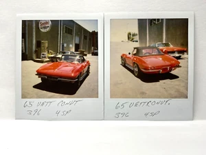 CCD Foto aus 80er Jahre Polaroid Künstlerisch 1965 Corvette 396 4SP rot Klassiker - Bild 1 von 8