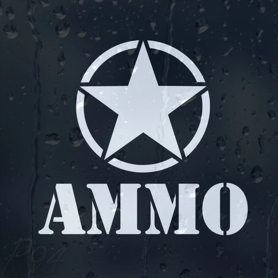 Ammo Army Five Star Infinite Marine Car Decal Vinyl Sticker For Bumper Or Window