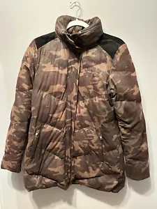 Orvis Hunting Jacket Camo Goose Down Hooded Puffer Mens Sz M Coat - Picture 1 of 9