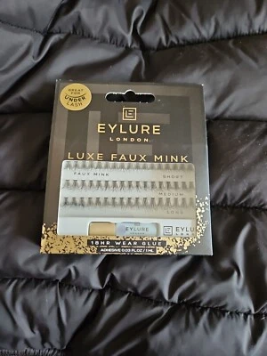 Eylure False Eyelashes - Luxe Faux Mink Individuals (Adhesive Included 1ml) - Image 1 of 2