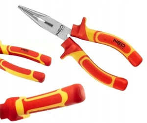 Spitzzange Zange 180mm 1000 V, CrV, poliert TÜV - Bild 1 von 4