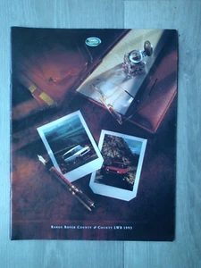 1993 Range Rover County  Auto Dealer  Sales Brochure original 24 pgs - Picture 1 of 2