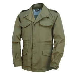 WW2 US Military M43 Field Jacket WWII U.S. ARMY M1943 Tactics Coat Reproduction - Picture 1 of 12