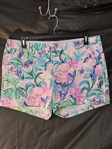 Lilly Pulitzer Callahan Stretch Short BNWT-Amethyst Tint-Mermaid in the... - Picture 1 of 8