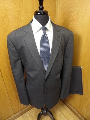Mens Suit Perry Ellis  48xL 38 x 35 Medium Gray Wool blend T-#26 - Image 1 of 4